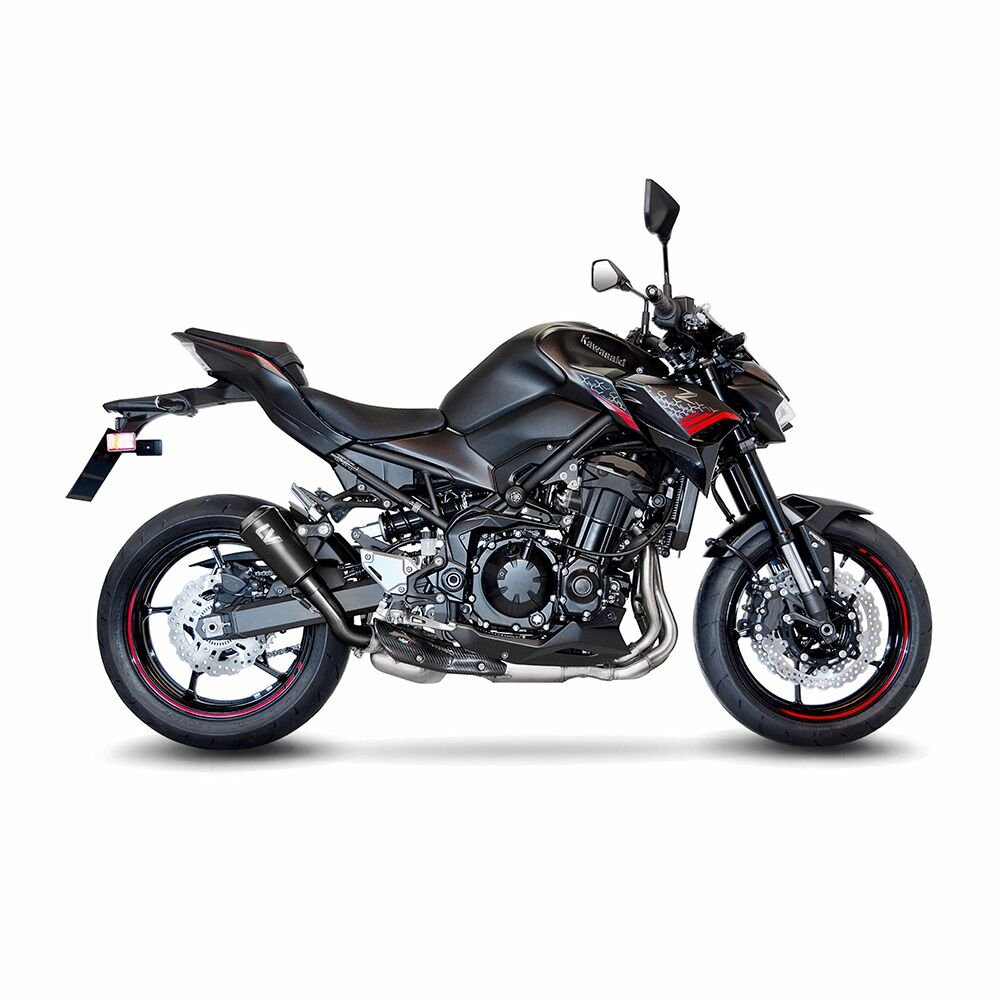Kawasaki Z 900 20 - 24 Slip - on udstødning - LeoVince LV - 10 All Black - Pitboxen.dk