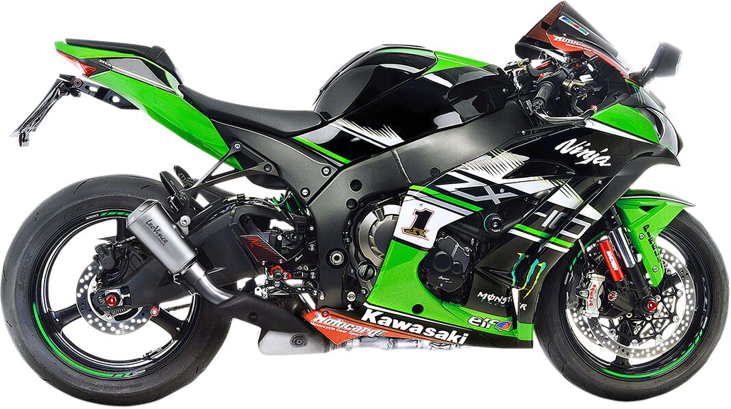 Kawasaki ZX - 10R 16 - 23 Slip - on udstødning - LeoVince LV - 10 Titanium - Pitboxen.dk