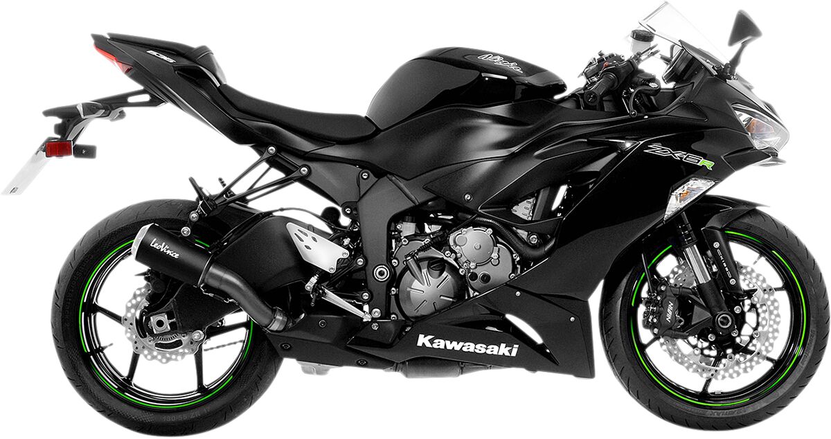 Kawasaki ZX - 6R 09 - 25 Dual slip on udstødning - LeoVince LV - 10 - Pitboxen.dk