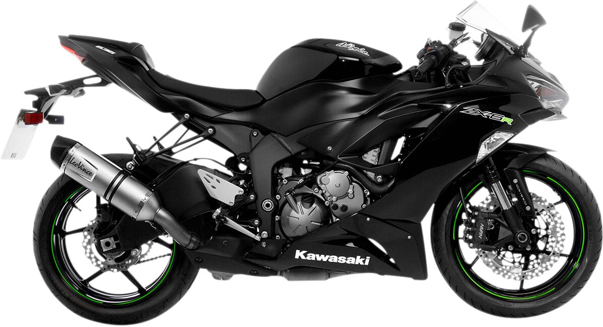 Kawasaki ZX - 6R 19 - 25 Slip - on udstødning - LeoVince LV - 1 Evo - Pitboxen.dk