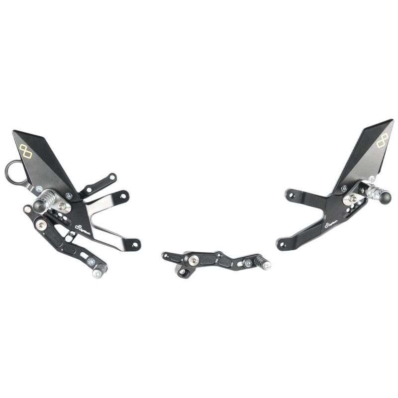 Lightech Rearset til Bmw S1000RR (2015 - 2018) - Pitboxen.dk