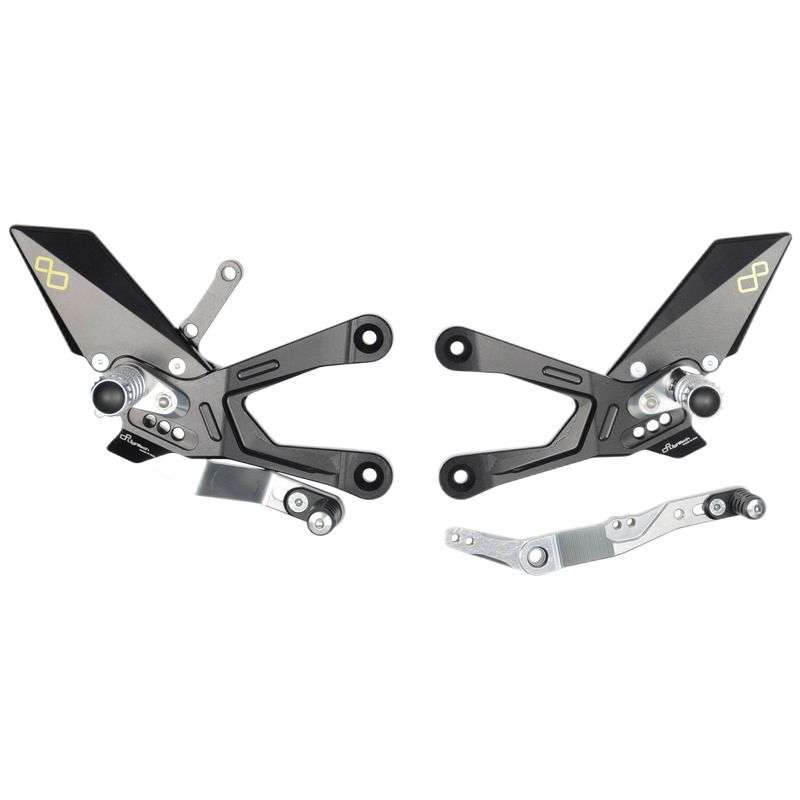 Lightech Rearset til Yamaha R1M (2016 - 2023) - Pitboxen.dk