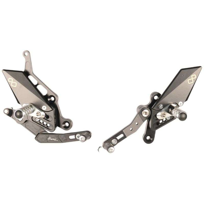 Lightech Rearset til Yamaha Tracer 7GT (2020 - 2023) - Pitboxen.dk