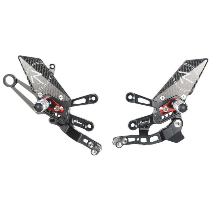 Lightech Type R rearset til Aprilia Tuono V4 1100 Factory (2021 - 2023) - Pitboxen.dk