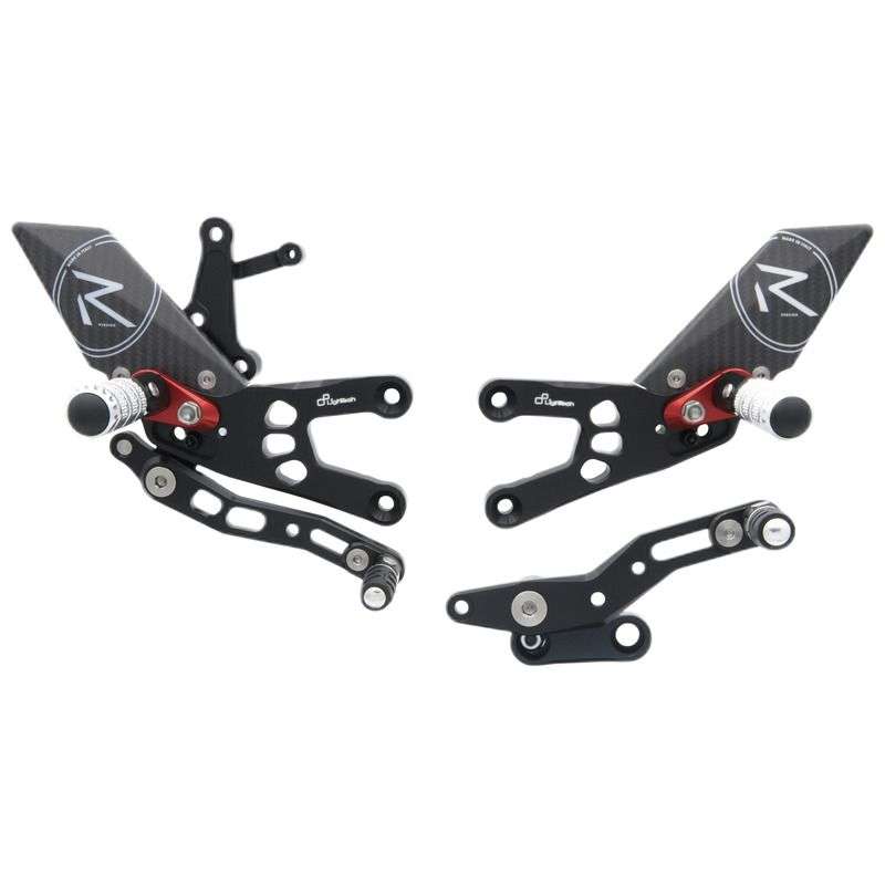 Lightech Type R rearset til Honda CBR600RR (2007 - 2016) - Pitboxen.dk