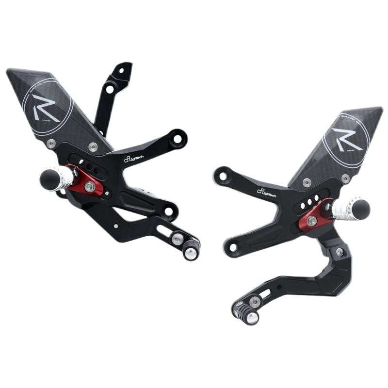 Lightech Type R rearset til Kawasaki ZX10R (2021 - 2023) - Pitboxen.dk