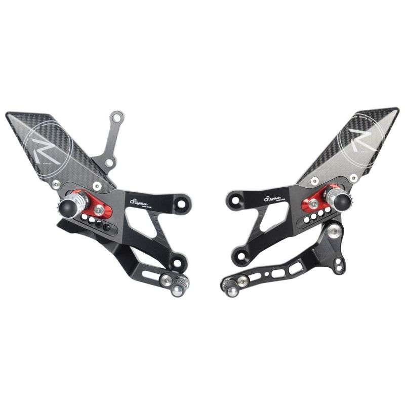 Lightech Type R rearset til Yamaha R3 (2015 - 2023) - Pitboxen.dk
