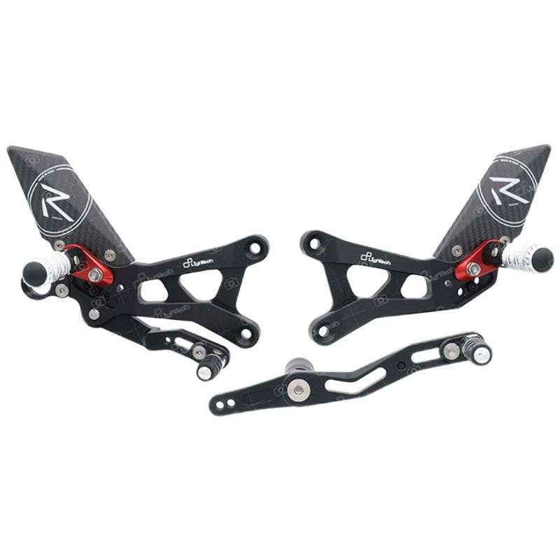Lightech Type R rearset til Yamaha R6 (2017 - 2023) - Pitboxen.dk