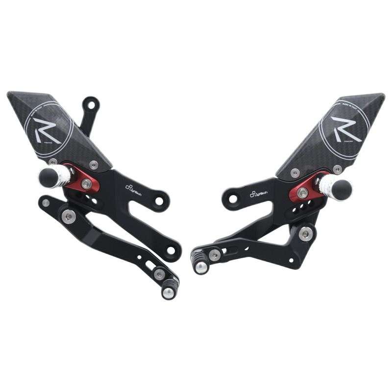 Lightech Type R rearset til Yamaha R7 (2022 - 2023) - Pitboxen.dk