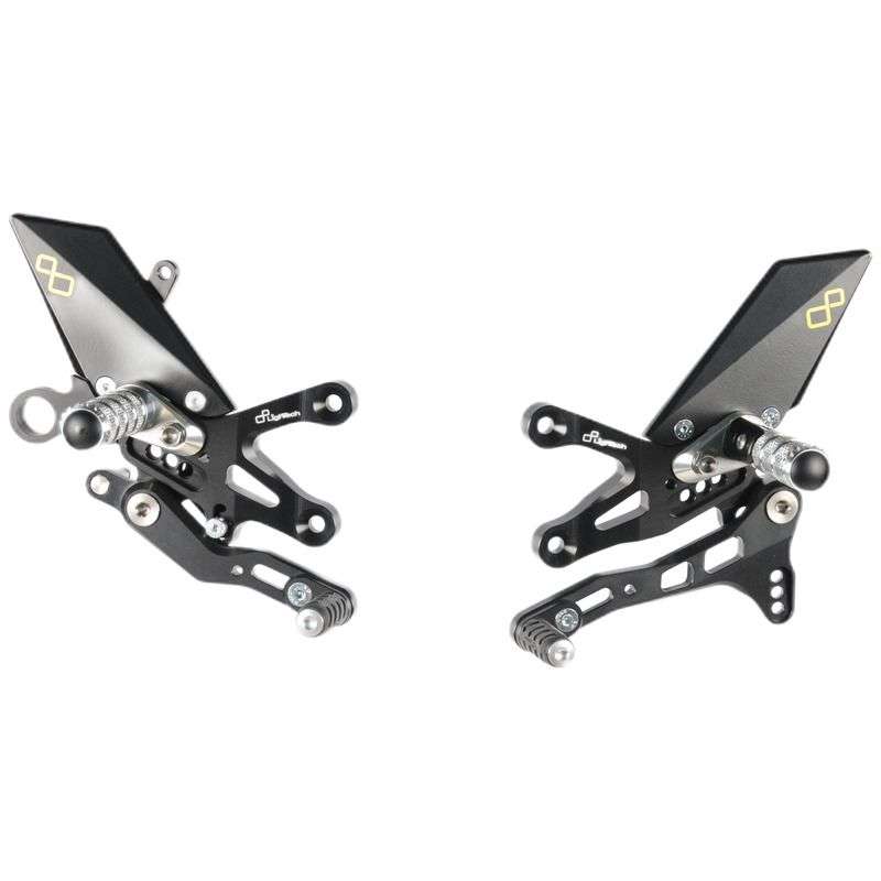Lightech Type W rearset til Aprilia Tuono V4 (2011 - 2017) - Pitboxen.dk