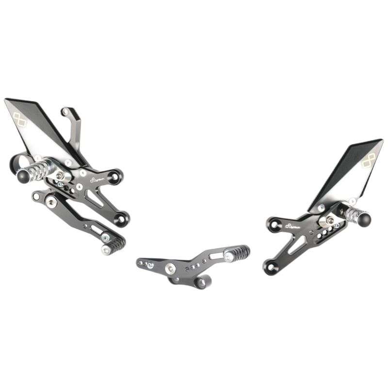 Lightech Type W rearset til Honda CBR1000RR (2008 - 2019) - Pitboxen.dk