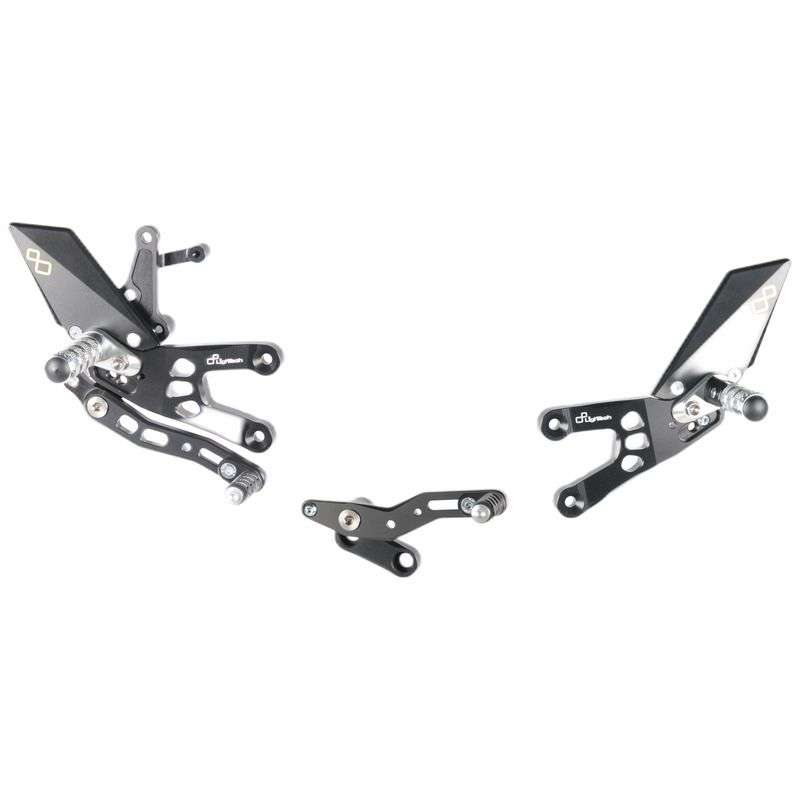 Lightech Type W rearset til Honda CBR600RR (2007 - 2016) - Pitboxen.dk