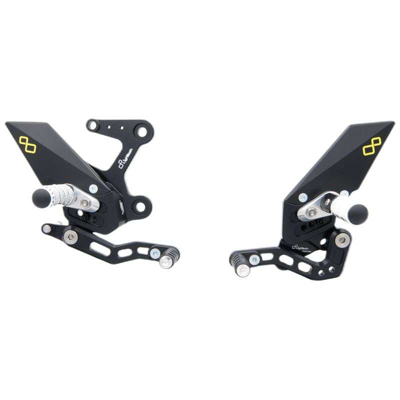 Lightech Type W rearset til Kawasaki Ninja 400 (2018 - 2023) - Pitboxen.dk