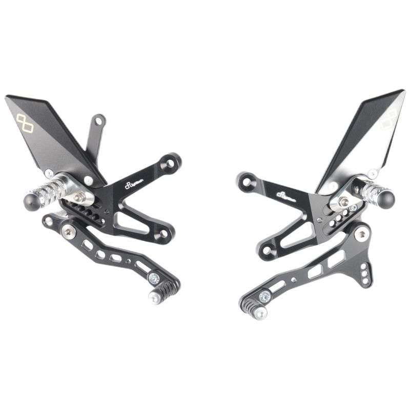 Lightech Type W rearset til Kawasaki ZX10R (2016 - 2020) - Pitboxen.dk