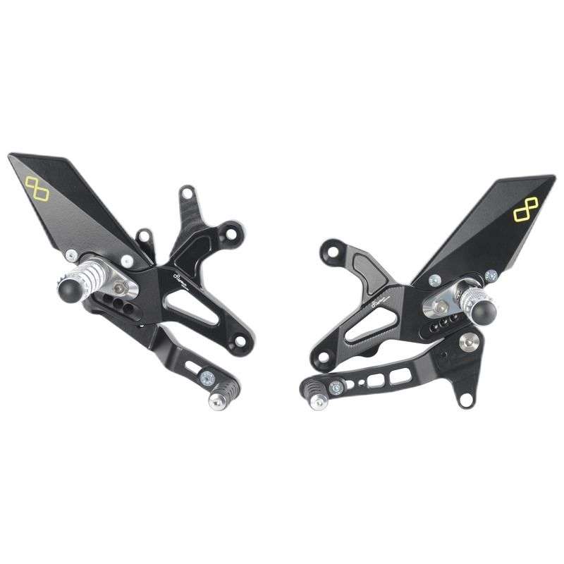 Lightech Type W rearset til Kawasaki ZX6R (2005 - 2021) - Pitboxen.dk