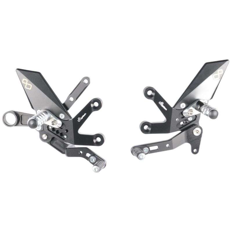 Lightech Type W rearset til Suzuki GSX - S1000 (2015 - 2021) - Pitboxen.dk
