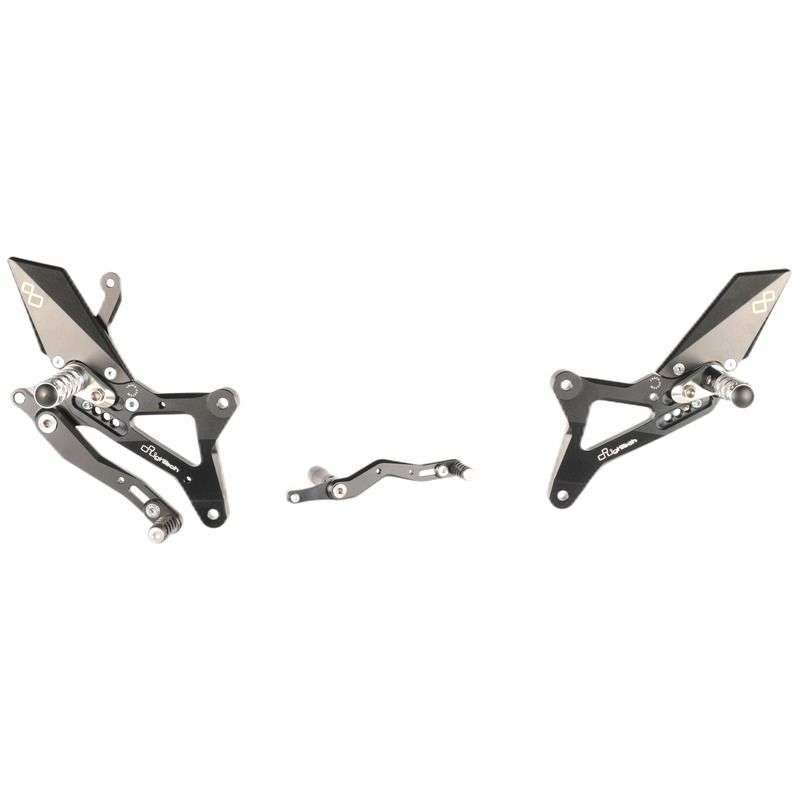 Lightech Type W rearset til Yamaha R1 (2009 - 2014) - Pitboxen.dk