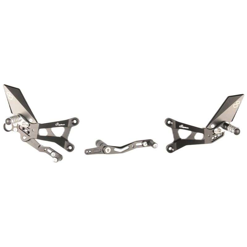 Lightech Type W rearset til Yamaha R6 (2008 - 2016) - Pitboxen.dk