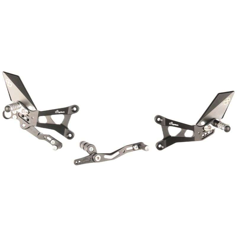 Lightech Type W rearset til Yamaha R6 (2017 - 2023) - Pitboxen.dk