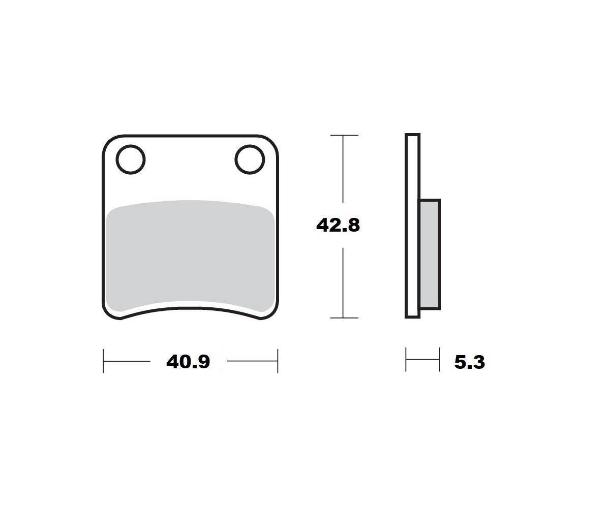 Moto-Master bremseklodser til mc - Keramiske