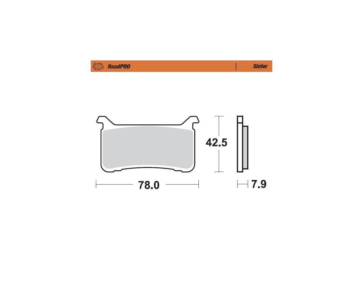 Bremseklodser til MC - Moto-Master Road Pro