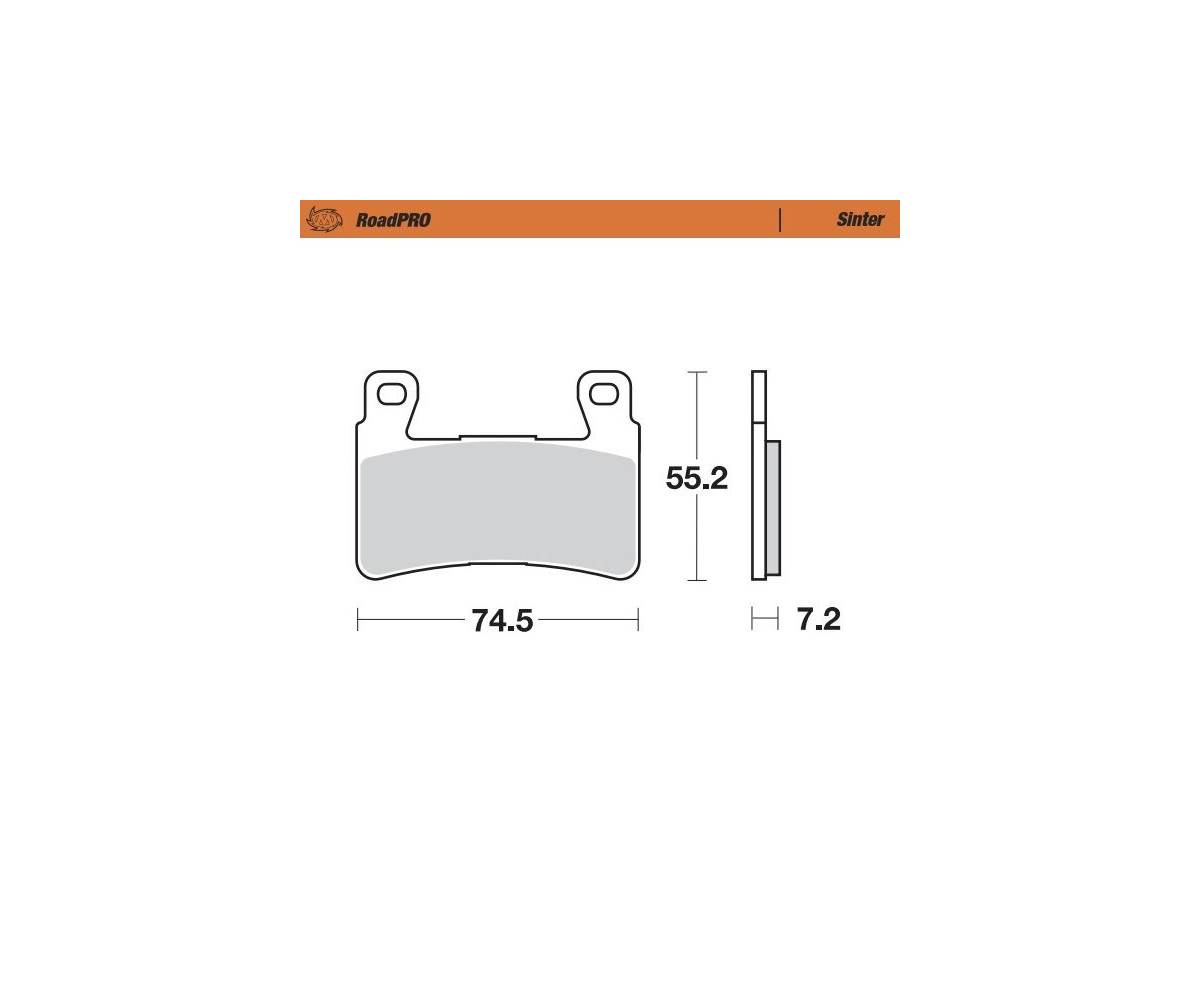 Bremseklodser til MC - Moto-Master Road Pro