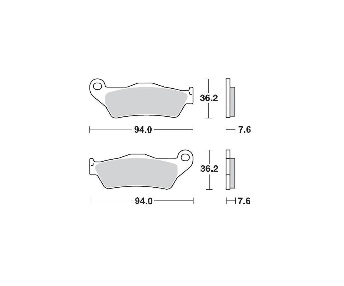 Motomaster Sinter Bremseklodser til Offroad – Racing GP Serie - Pitboxen.dk