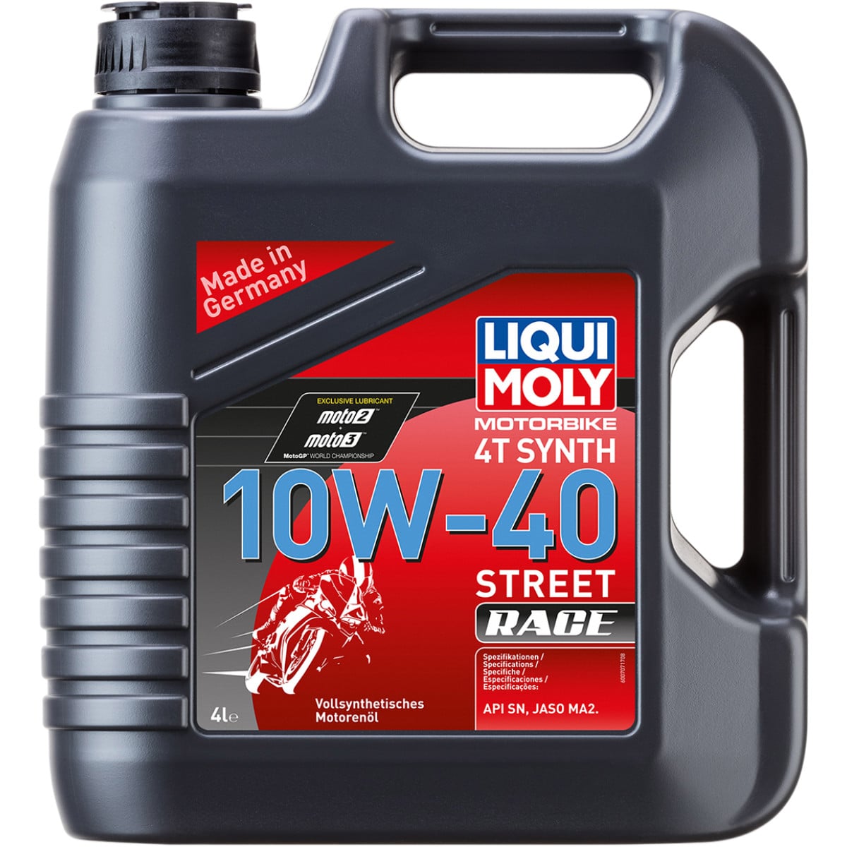 Motorcycle Oil 10W40 Fully Synthetic - Liqui Moly Street Race - 4L