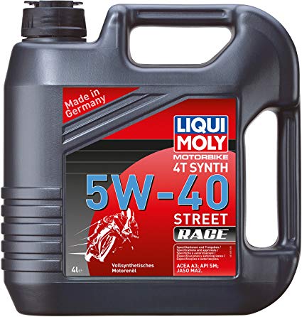 Liqui Moly Street Race 5W40 fuldsyntetisk mc olie