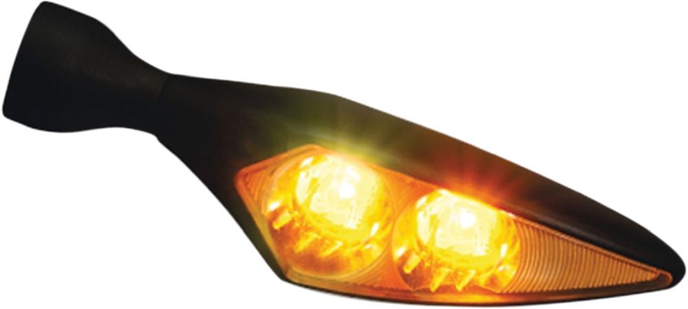 RHOMBUS EXTREME - LED BLINKLYS, SORT (front venstre/bag højre) - Pitboxen.dk