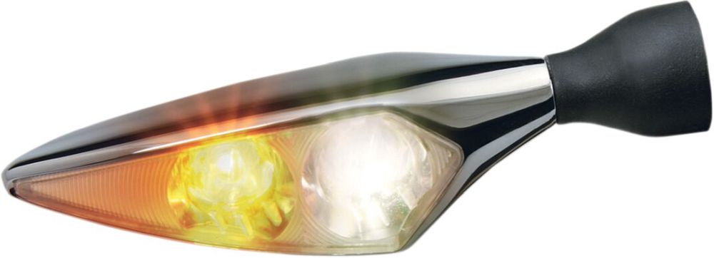 RHOMBUS PL LED – BLINK OG POSITIONSLYS, HØJRE, KROM - Pitboxen.dk