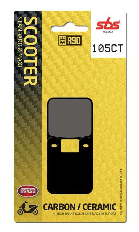 SBS 105CT bremseklodser Carbon keramisk – Gade scooter - Pitboxen.dk