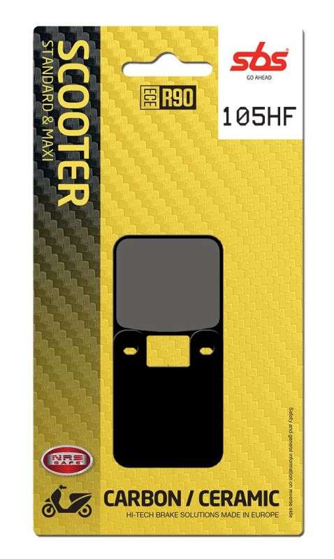 SBS 105HF Bremseklodser Keramisk Gade Touring - Pitboxen.dk