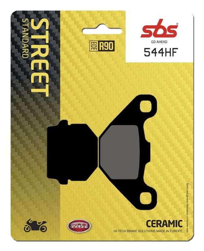 SBS 544HF bremseklodser – keramisk materiale til gade og touring - Pitboxen.dk