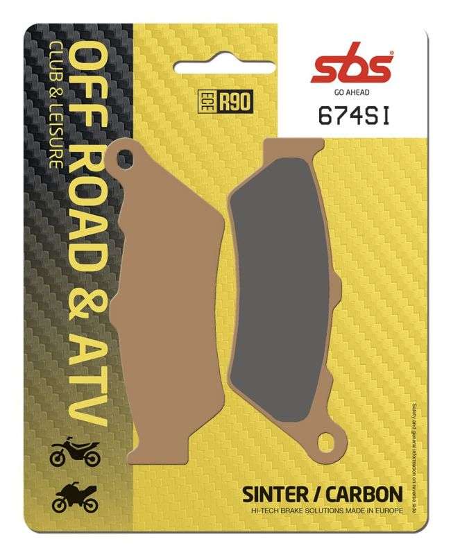 SBS 674SI bremseklodser – Sinter/carbon til off - road - Pitboxen.dk