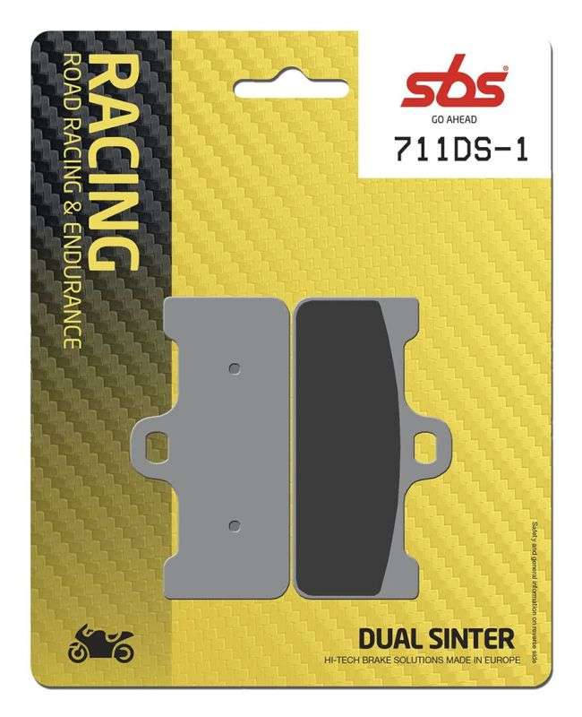 SBS 711DS - 1 Bremseklodser Dual Sinter – Road Racing - Pitboxen.dk