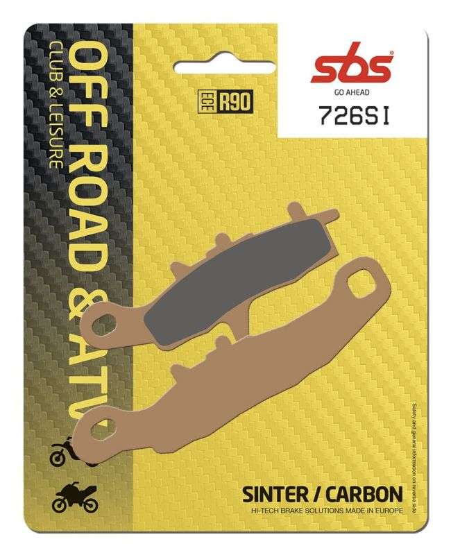 SBS 726SI bremseklodser Sinter/carbon til off - road - Pitboxen.dk