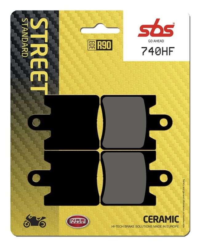 SBS 740HF Bremseklodser Keramisk Gade Touring - Pitboxen.dk