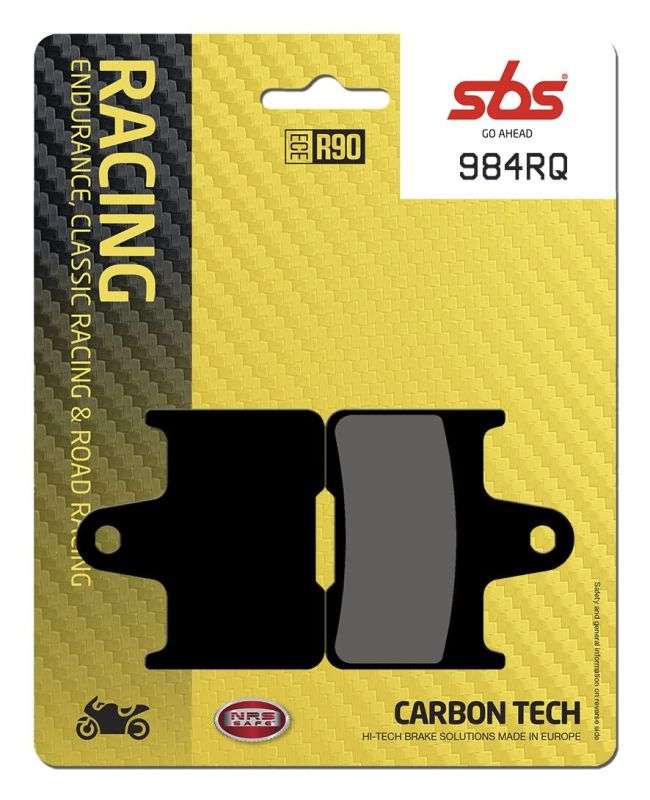 SBS 984RQ Carbon bremseklodser til Road Racing - Pitboxen.dk