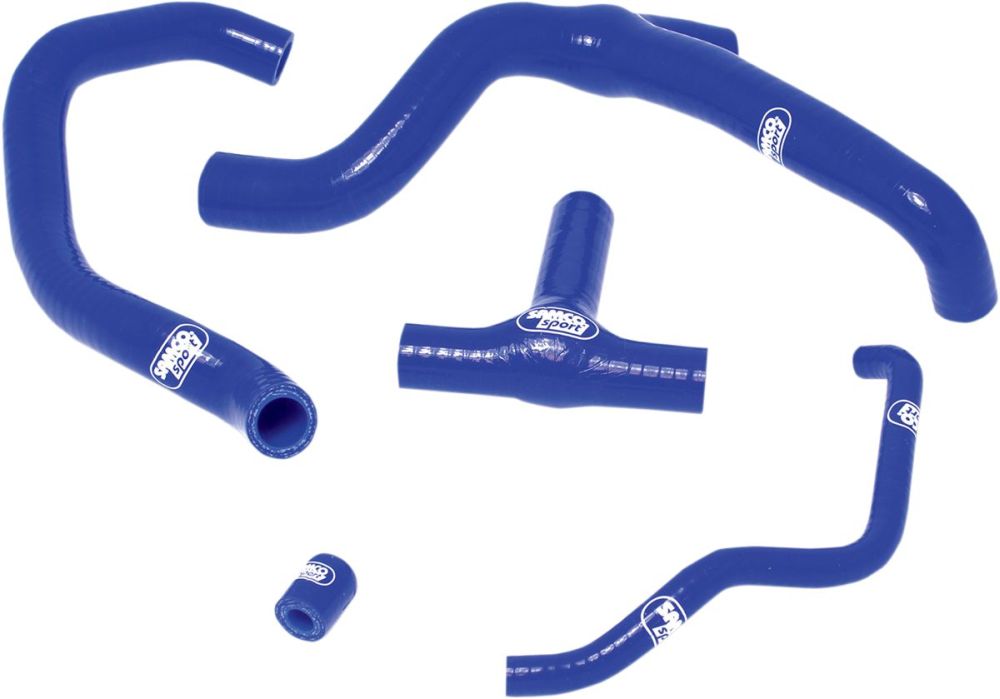 Silikone kølerslanger til Husaberg FX450 / FE450 / FE 350 (09 - 12) - Blå - Pitboxen.dk