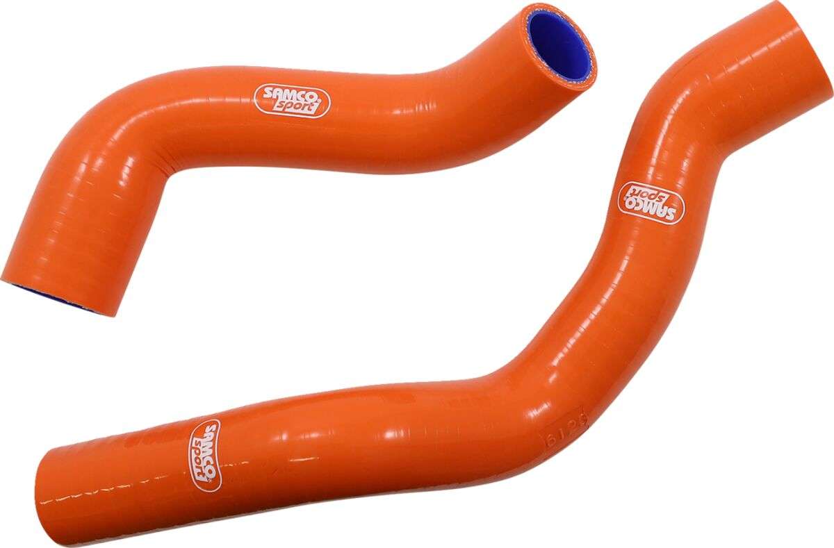 Silikone kølerslanger til KTM 790 Adventure / 890 Adventure / Husqvarna 901 Norden - Orange - Pitboxen.dk