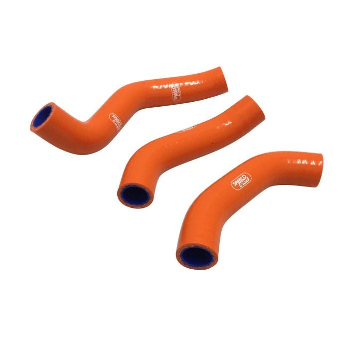 Silikone kølerslanger til KTM EXC - F450 / EXC - F500 m.fl (se vehicle fitment) - Orange - Pitboxen.dk