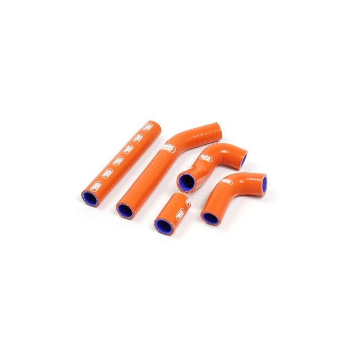 Silikone kølerslanger til KTM EXC125 /EXC200 / XC - W200 (12 - 16) - Orange - Pitboxen.dk