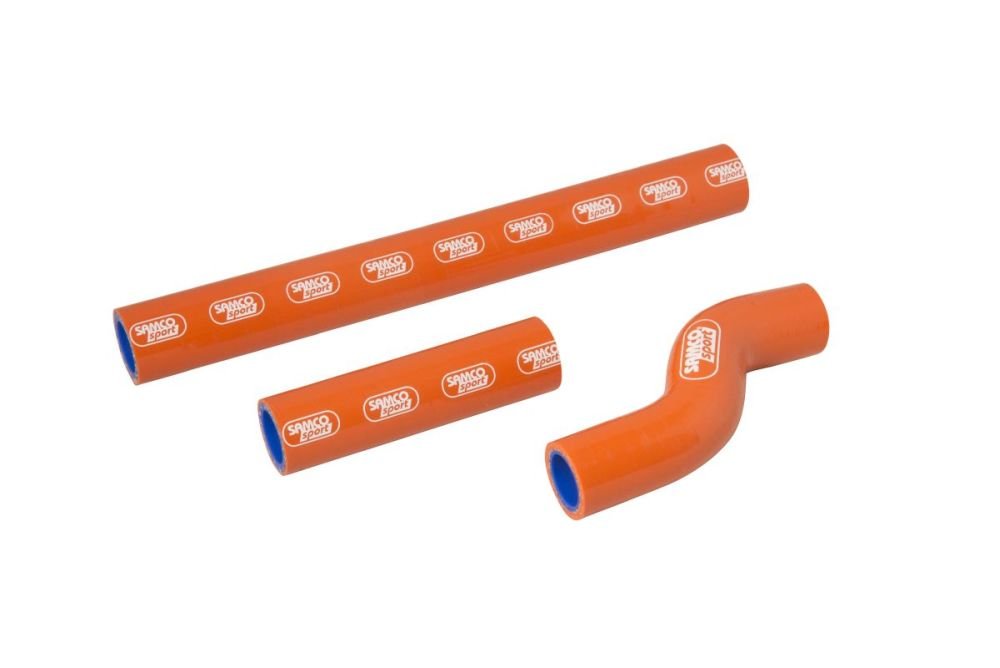 Silikone kølerslanger til KTM EXC250 / EXC300 (2017) - Orange - Pitboxen.dk