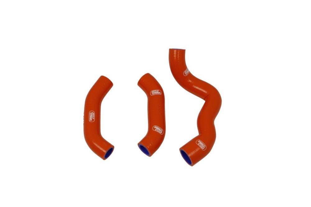Silikone kølerslanger til KTM FE450 / Husvarna FE501 m.fl (Se vehicle fitment) - Orange - Pitboxen.dk