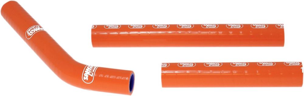Silikone kølerslanger til KTM SX125 / SX144 (07 - 10) - Orange - Pitboxen.dk