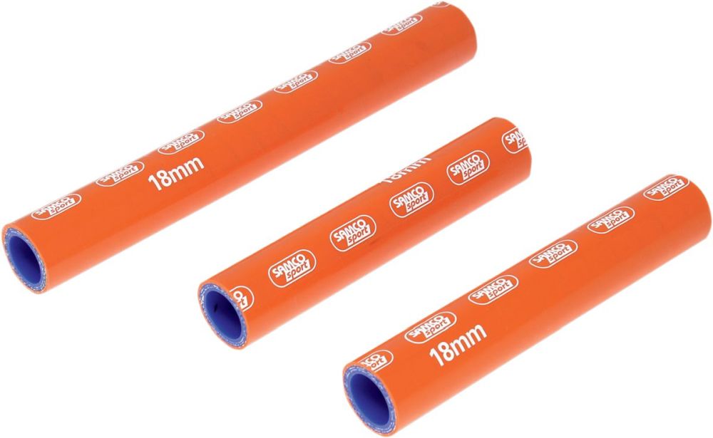 Silikone kølerslanger til KTM SX250 / XC250 / XC 300 (11 - 16) - Orange - Pitboxen.dk