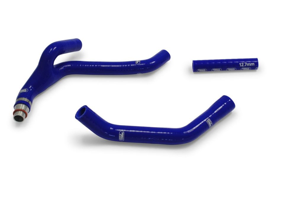 Silikone kølerslanger til Yamaha WR450 (18 - 23) - Blå - Pitboxen.dk