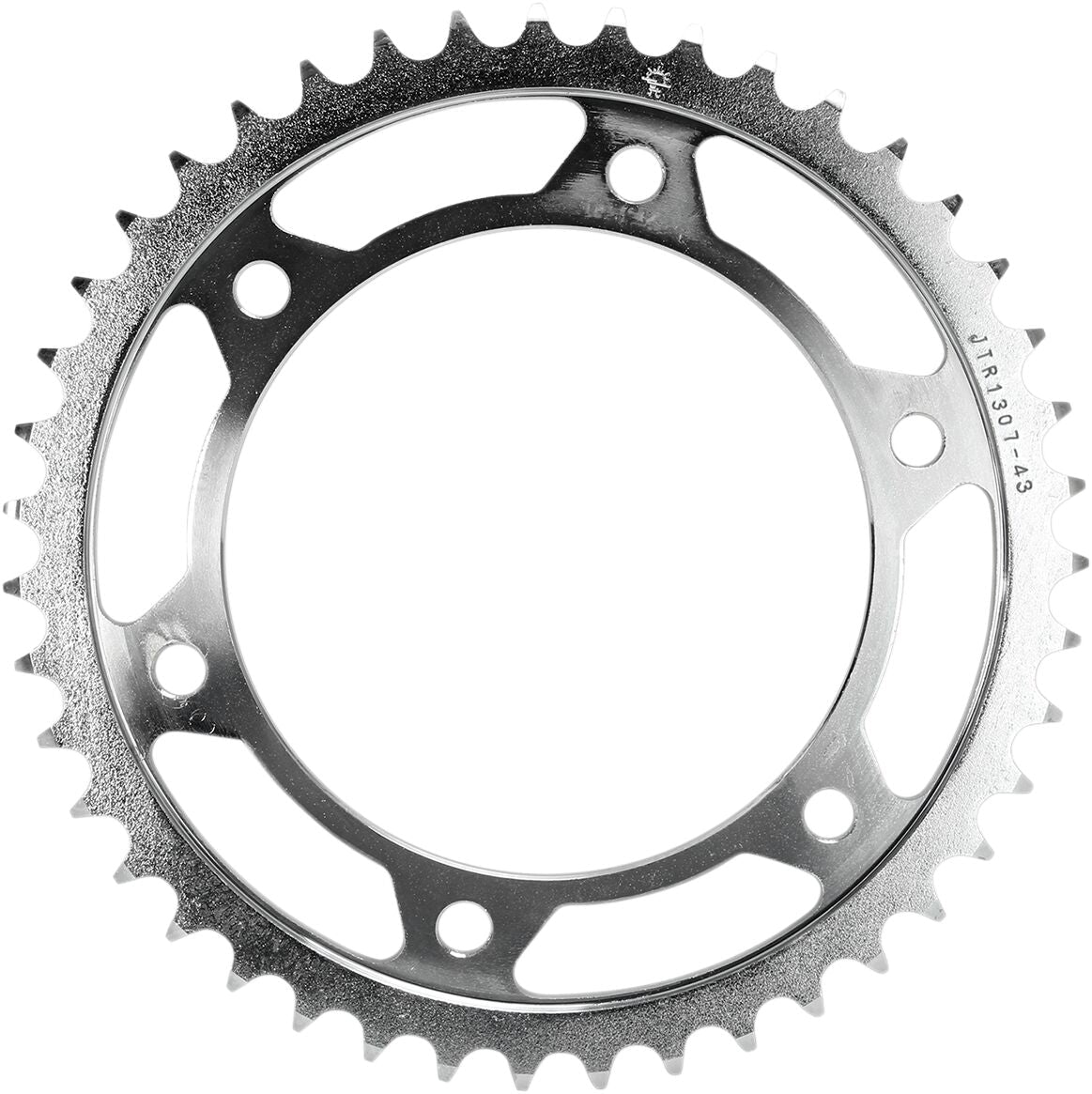 Sølv stål bagkædehjul 43T 525 - JTR1307.43 - JT Sprockets - Pitboxen.dk