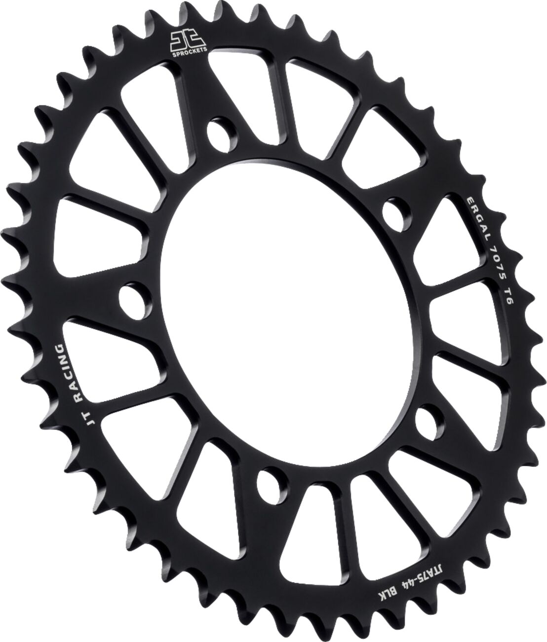 Sort alu bagkædehjul 44T 520 - JTA75.44BLK - JT Sprockets - Pitboxen.dk